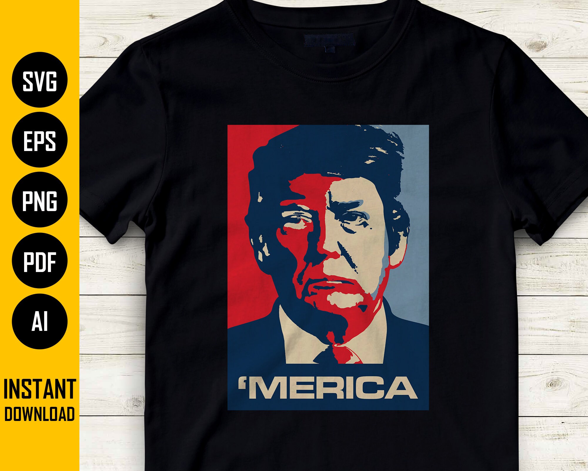 トランプ アメリカ SVG | ドナルド トランプ SVG | アメリカの