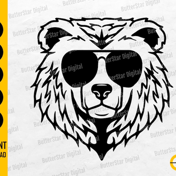 Grizzly Bear Svg - Etsy