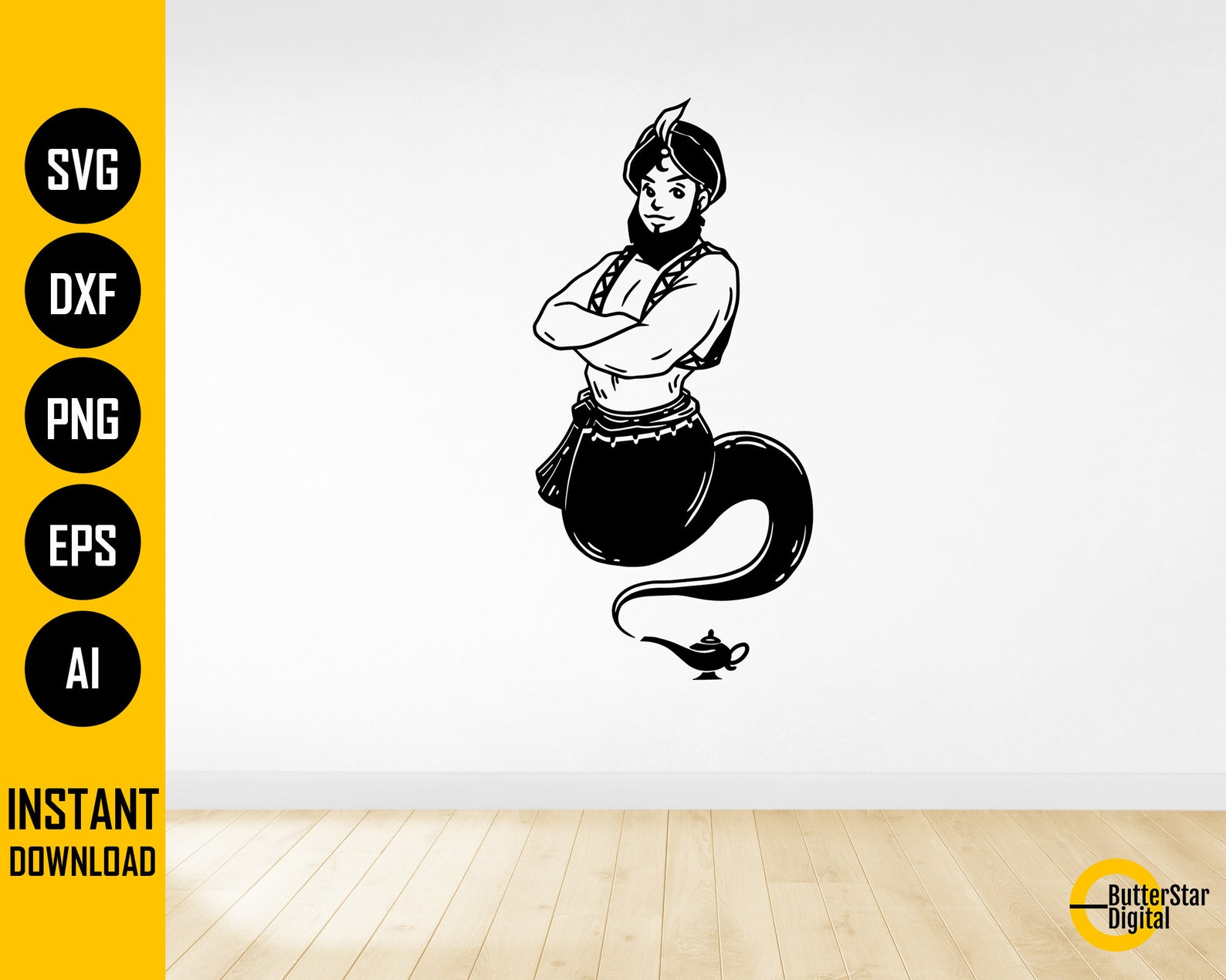 Genie SVG | Magic Lamp SVG | Magical SVG | Your Wish is My Command ...