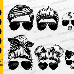 Fam Life SVG / Fun Cute Family SVG T-Shirt Mug Decal Sticker Graphics / Cricut Cutting File Printable Clip Art Vector Digital Dxf Png Eps Ai