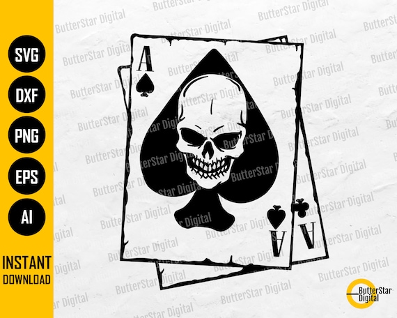 Playing Cards SVG Download Ace of Spades Svg Playing Cards -  Denmark