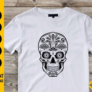 Sugar Skull SVG File Day of the Dead Death Mexican Mexico Catrina ...