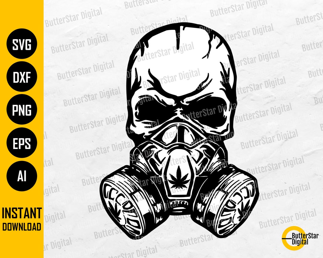 Weed Skull SVG Blunt SVG Stoner SVG Cannabis Svg Marijuana Svg Cricut