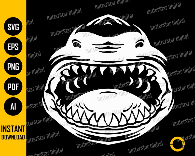 Download Shark Jaws Face Mask SVG Great White Teeth Facemask Shark ...