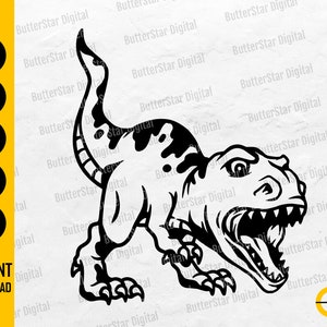 Ugly T-Rex SVG | Tyrannosaurus Rex SVG | Dinosaur SVG | Giganotosaurus Svg | Cricut Cut Files Printable Clip Art Vector Digital Dxf Png Eps