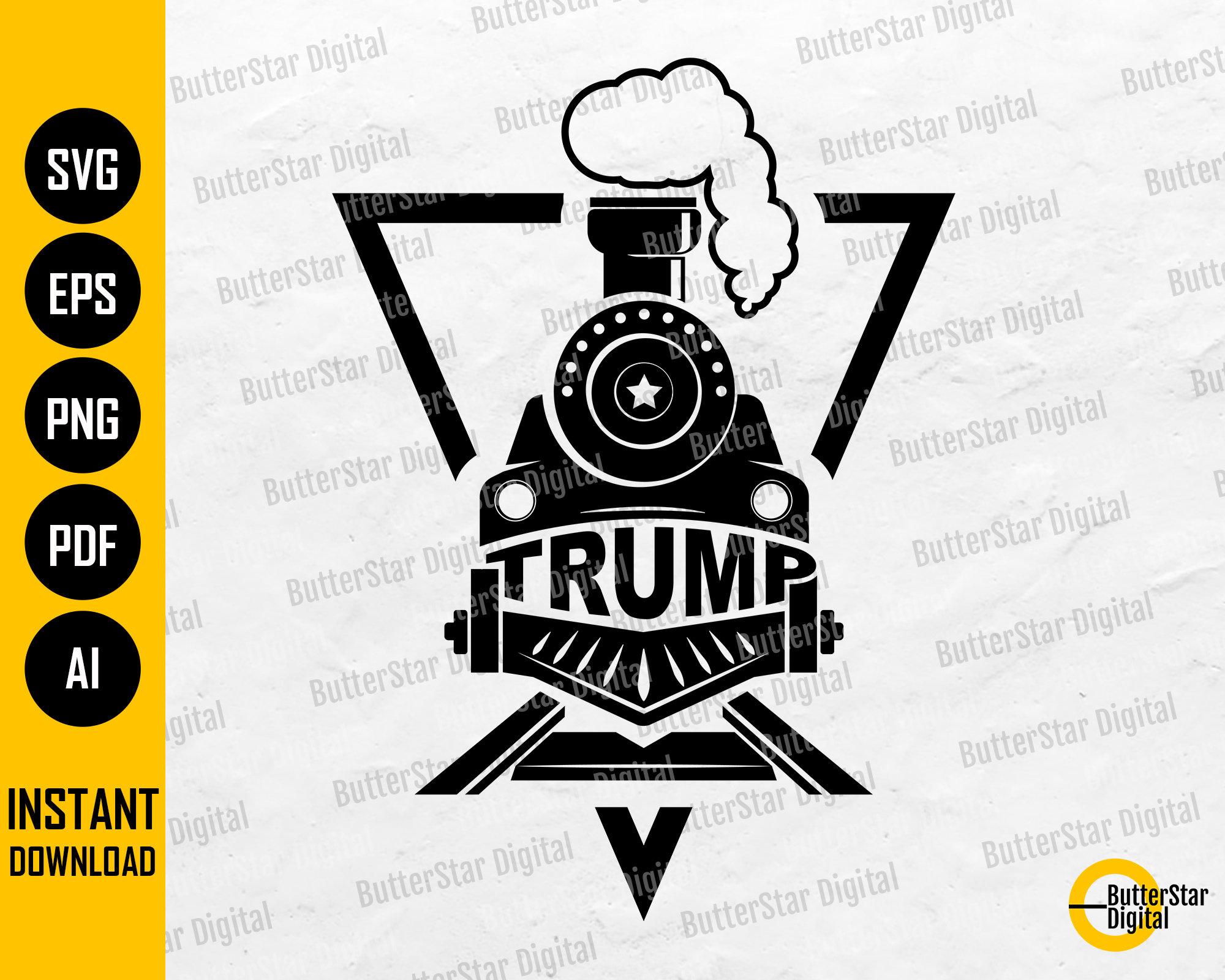 Trump Train SVG ReElect Donald Trump For President 2020 Etsy