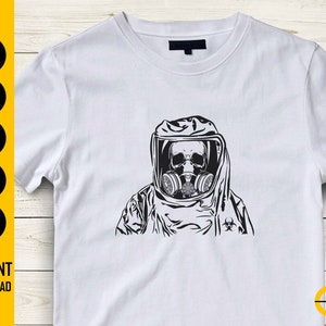 Biohazard Skull SVG Gas Mask SVG Gothic Toxic Decal Shirt - Etsy