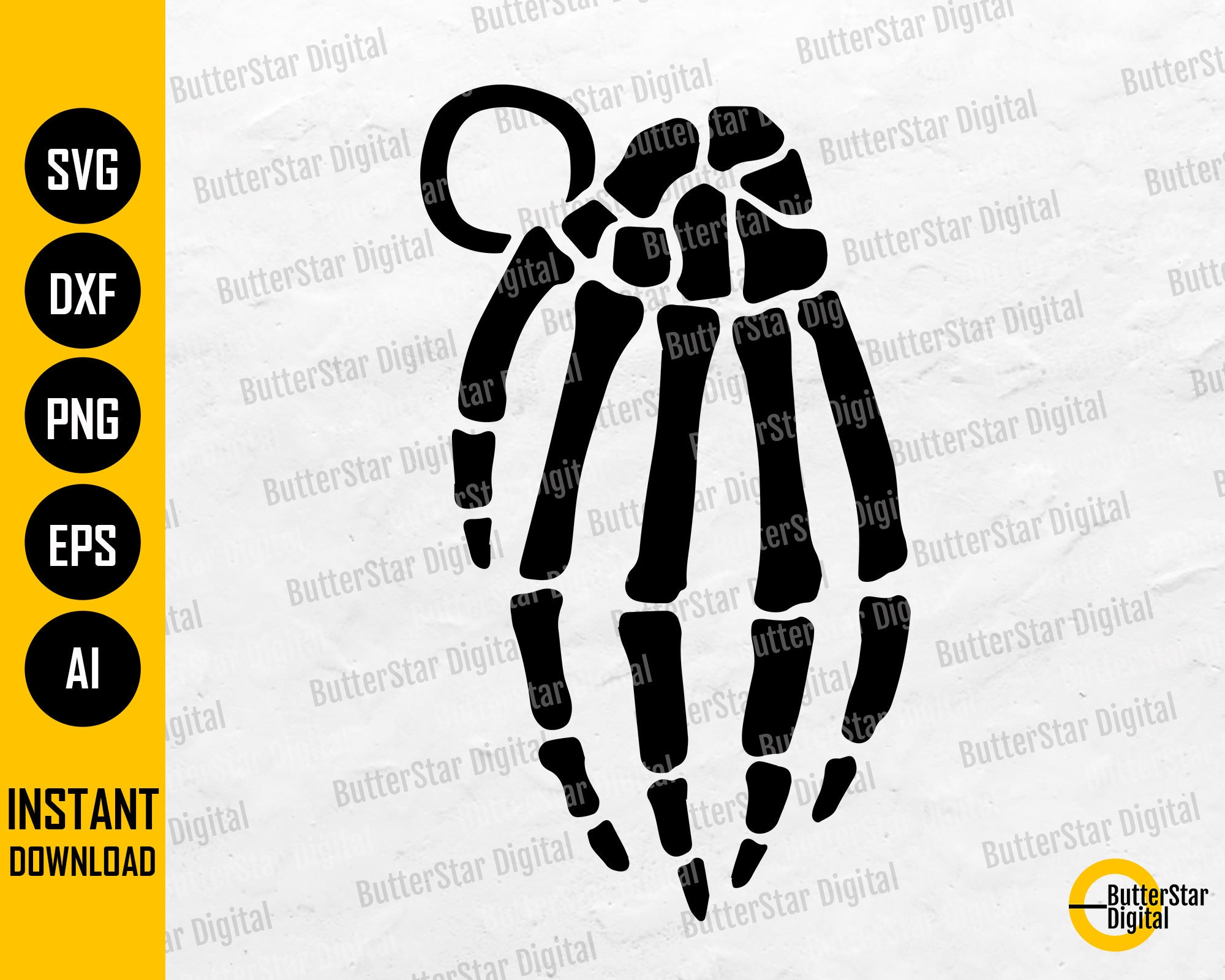 Skeleton Hand Grenade Tattoo