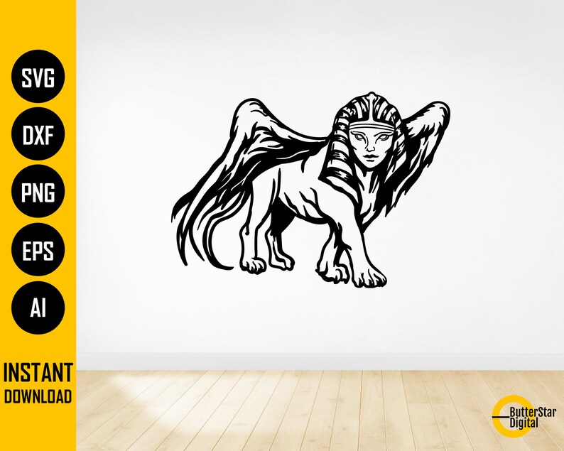 Sphinx SVG | Ancient Egypt SVG | Egyptian Legend Svg | Tomb Afterlife ...