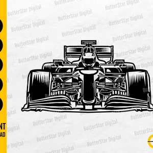 Auto Racer SVG | Race Car SVG | Indy Racing Circuit Vehicle Motor Sport Speed Fast | Cutfile Printable Clipart Vector Digital Dxf Png Eps Ai
