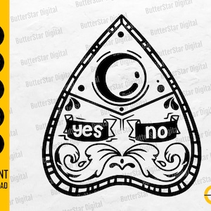 Planchette SVG | Ouija SVG | Spirit Board SVG | Cricut Cut Files Silhouette Cameo Printable Clip Art Vector Digital Download Dxf Png Eps Ai