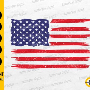 American Flag BUNDLE SVG United States of America Stars and Stripes ...