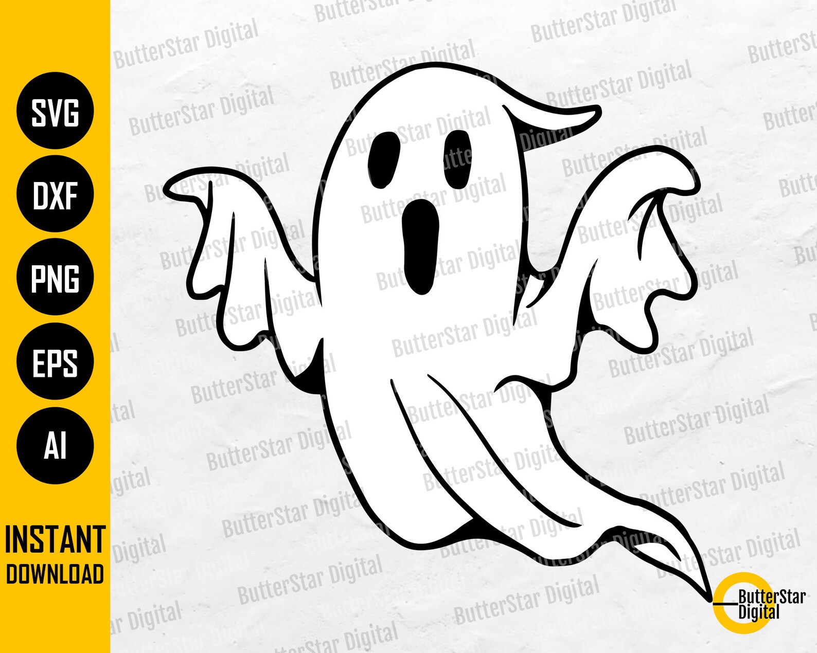 Ghost SVG Scary Ghosts Cut File Spooky Halloween Home | Etsy