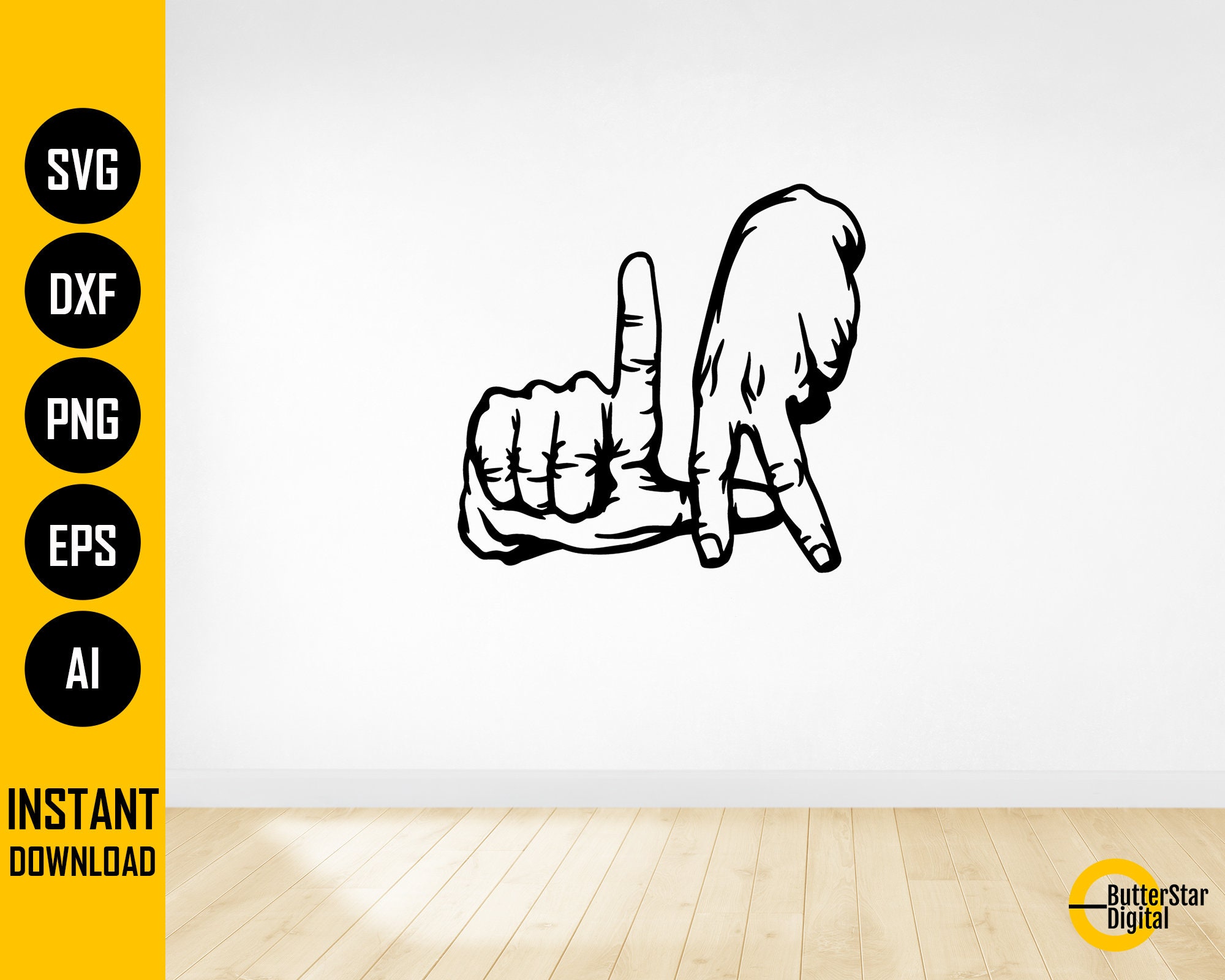 Angeles Hand Sign LA Svg | Los Angeles Hand Sign SVG | Hand Gesture SVG | Cricut Cut File ...