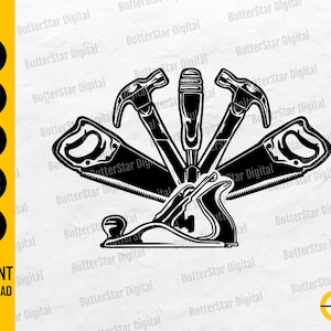Carpenter Tools SVG | Carpentry SVG | Workshop SVG | Builder Svg ...