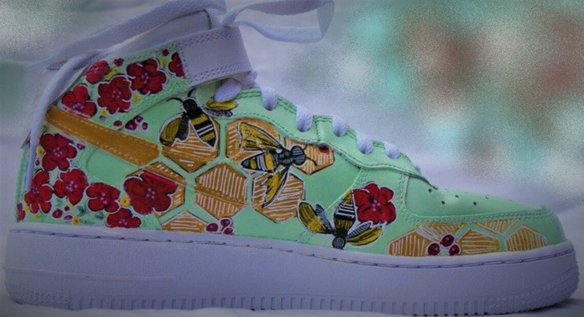 custom air force 1 bee