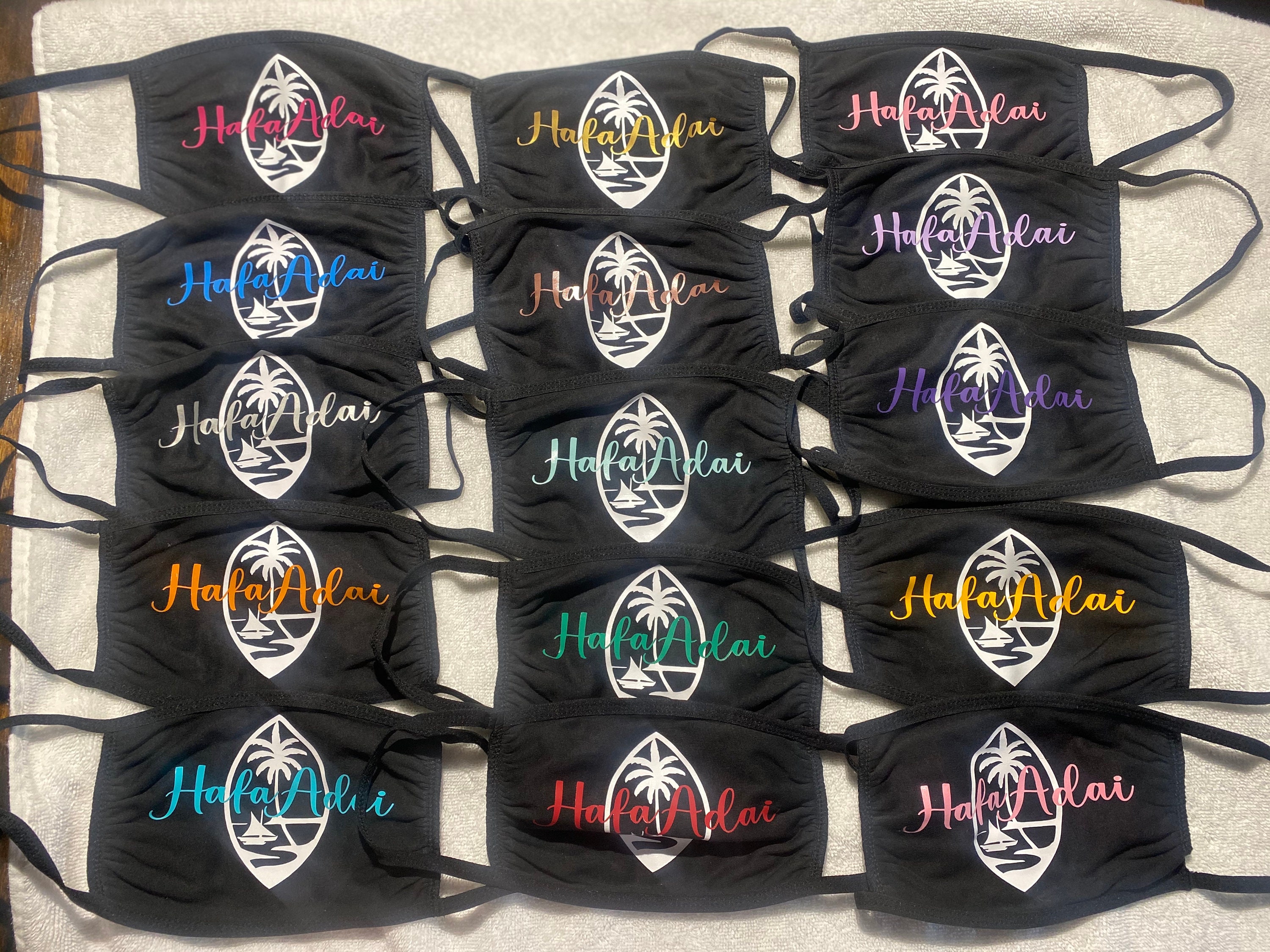 Hafa Adai Guam Face Masks Etsy