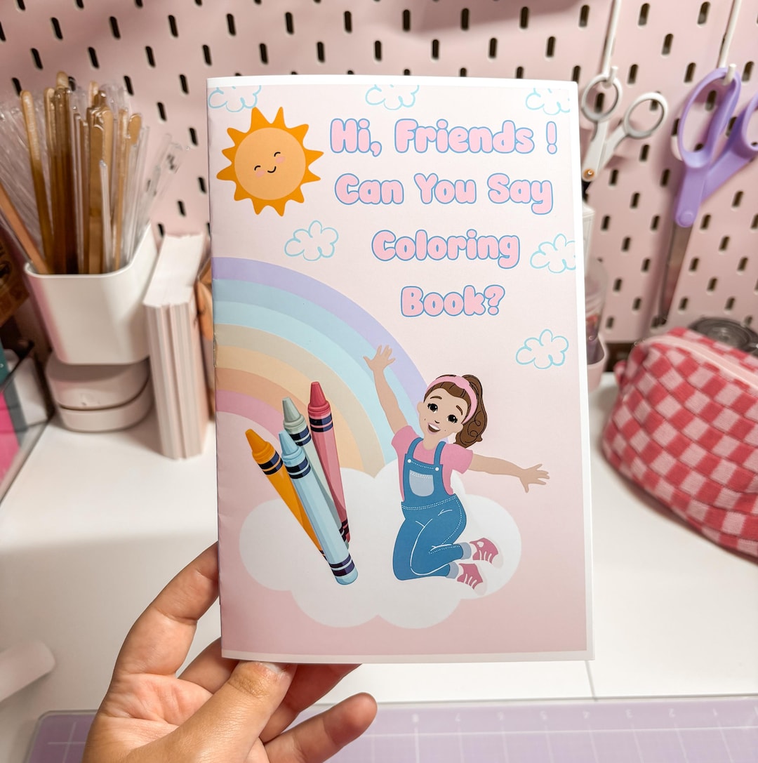 Ms. Rachel Coloring Book| Ms. Rachel Party Favor| Custom Party Favor ...