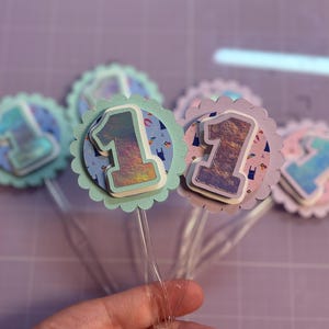 Ms. Rachel Cupcake Toppers: 3D Party Dekorationen