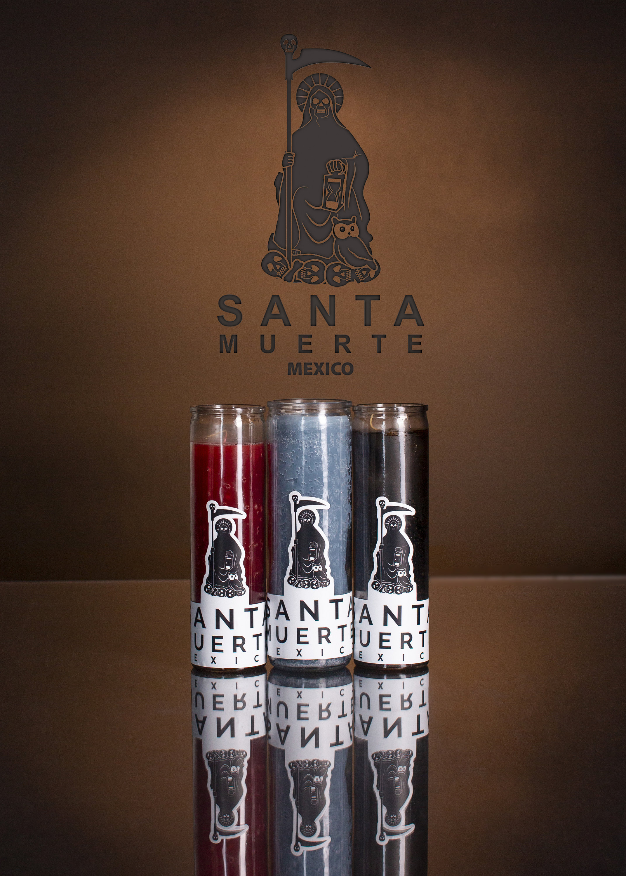 Santa Muerte Candle Meditation Candle Ritual Candles Etsy