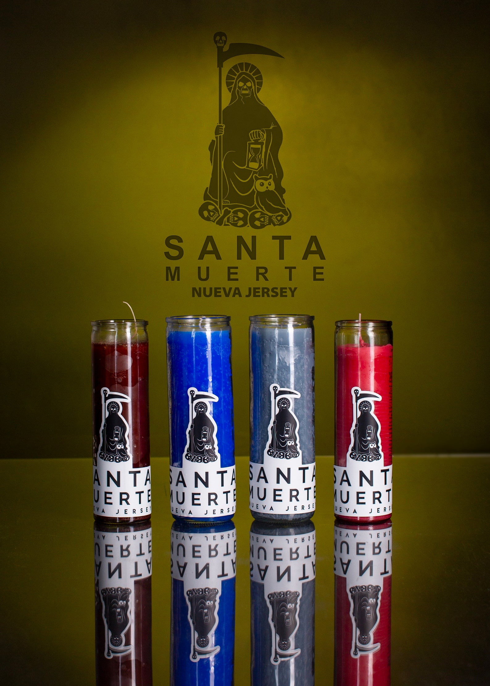 Santa Muerte Candle Meditation Candle Ritual Candles Etsy
