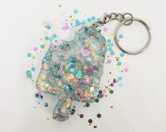 Popsicle Shaker Keychain