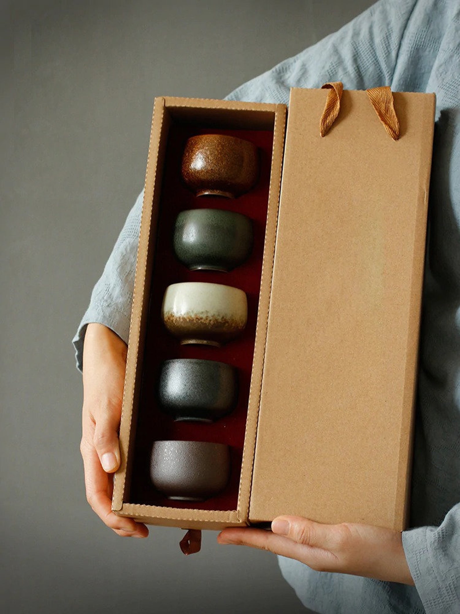 Handmade Ceramic Teacup Gift Set Etsy