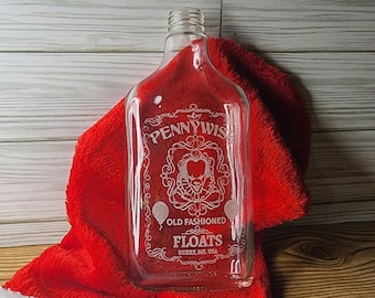 Horror Glass Flask - Whiskey Flask