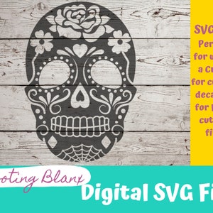 Sugar Skull SVG file