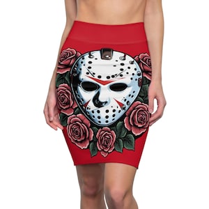 Horror Themed Women's Pencil Skirt