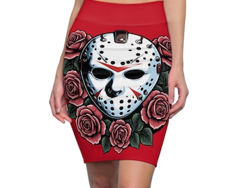 Horror Themed Women's Pencil Skirt