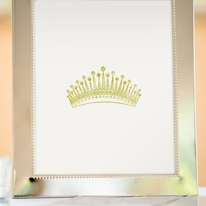 Gold Crown Print, Queen Wall Decor, Girl's Room (digital Download) - Etsy