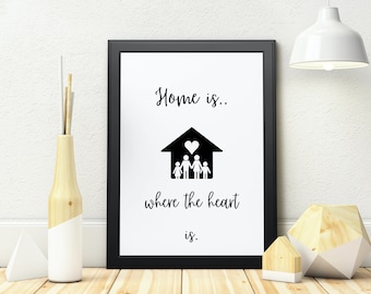 Wall Decor, Cute Home Decor, Beautiful Wall Decor, Digital Prints, Printable Poster, For the Home, For the Family, Family Poster, Beautiful