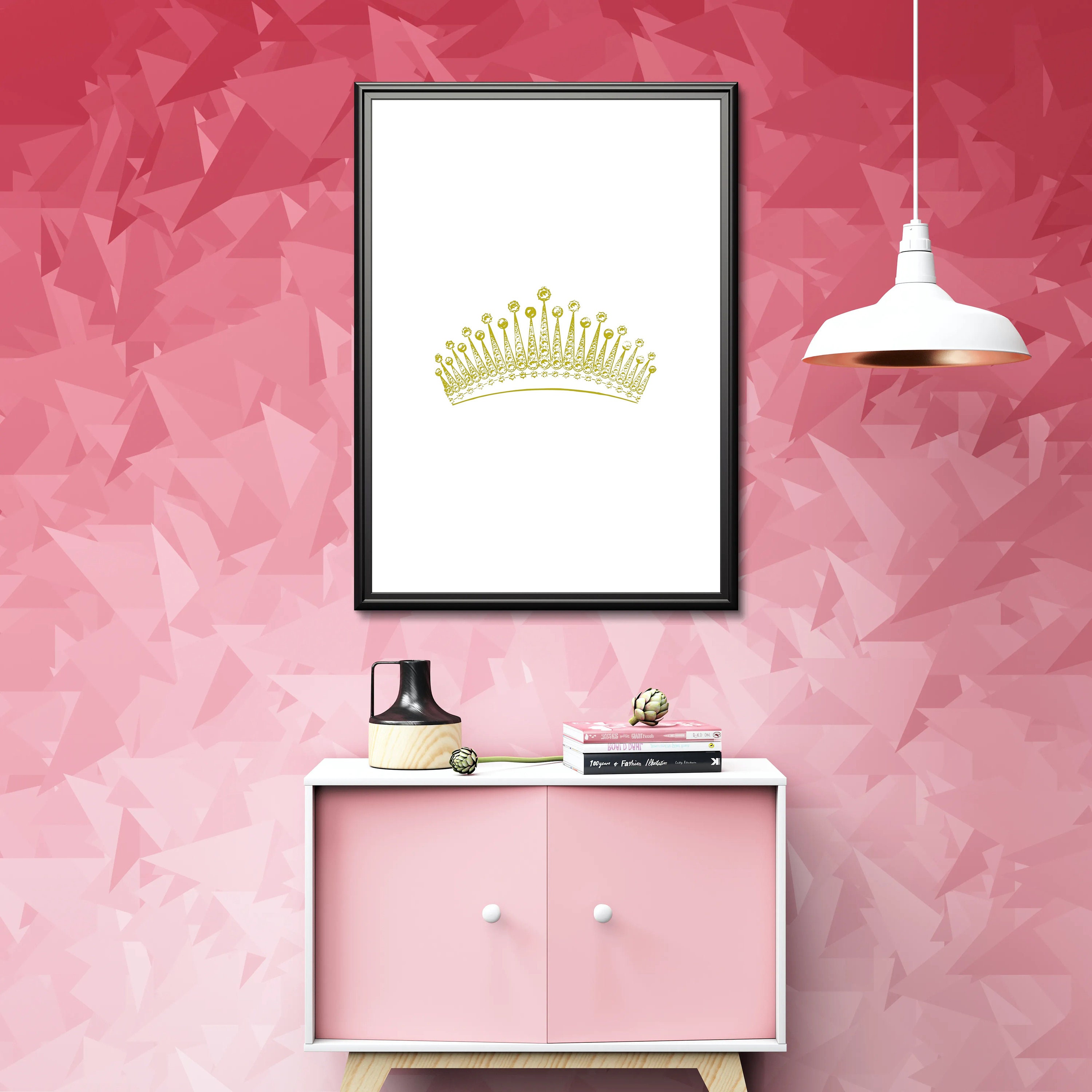 Gold Crown Print, Queen Wall Decor, Girl's Room (digital Download) - Etsy