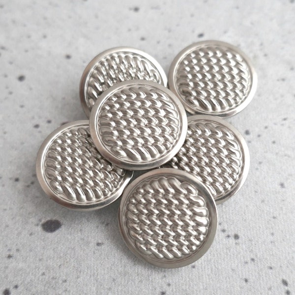 Silver Buttons Silver Buttons - Etsy
