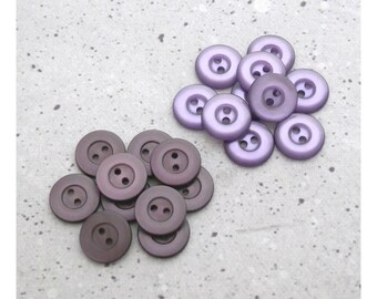 Multi-Color Polyester button - 11.70MM Four holes Shirt shiny button -  Blouse Button - Tiny Button for craft - All Color Button available