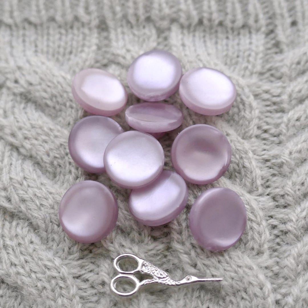For Rag Given Button Little Lilac Buttons - CHOOSE ≈10mm 3/8