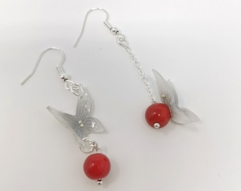 TGCF Jewelry Tian Guan Ci Fu Earrings Heaven Official's Blessing Hua Cheng Accessory Hua Cheng Cosplay TGCF Merch Spirit Butterfly Earring