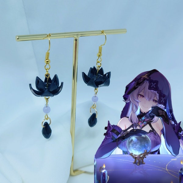 Black Swan Earrings Honkai Star Rail Jewelry Honkai Impact Earrings Gift for Gamer Star Rail Earrings Penacony Character Jewelry Gift