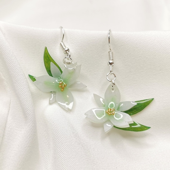 Venti s Cecilia Flower Earrings A Genshin Impact Inspired Handmade