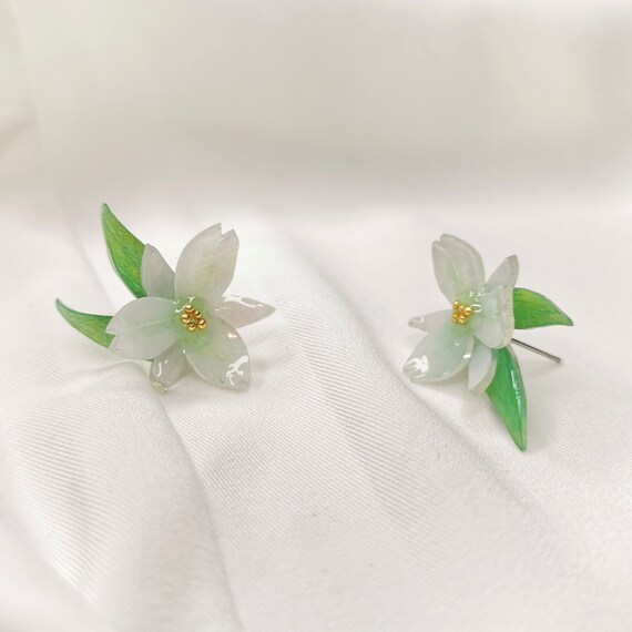 Venti's Cecilia Flower Earrings genshin Impact Handmade - Etsy New Zealand