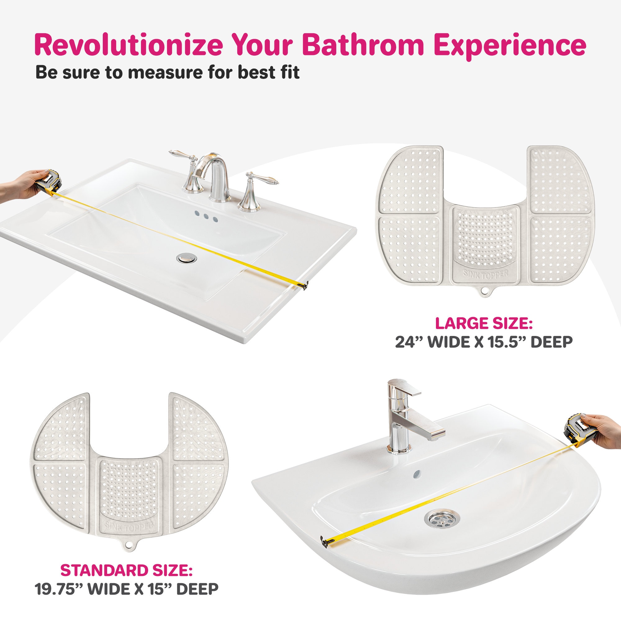  Bathroom Sink Cover for Counter Space - Heat Resistant