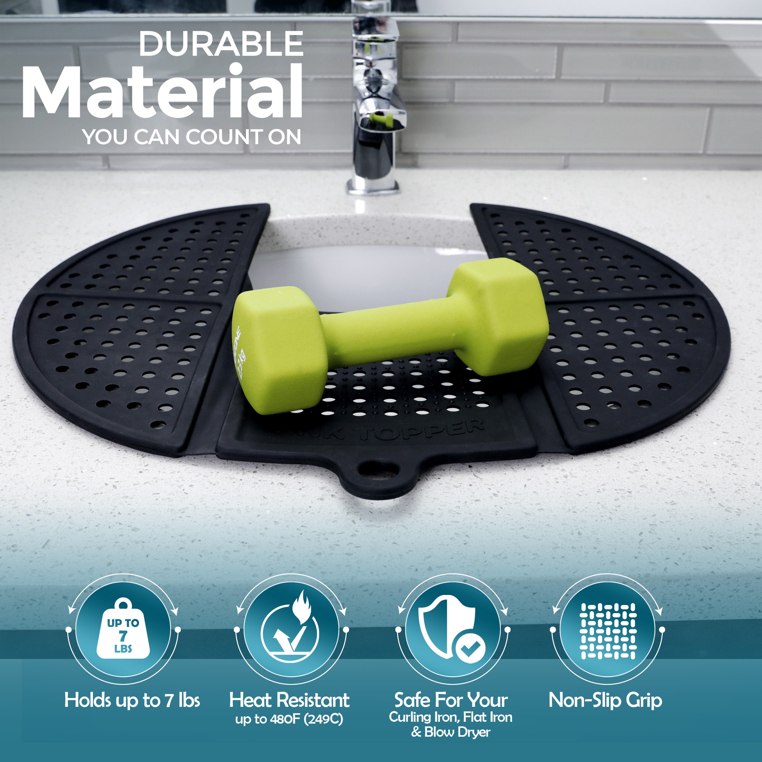 Bathroom Sink Cover for Counter Space. Makeup Mat for Vanity Etsy