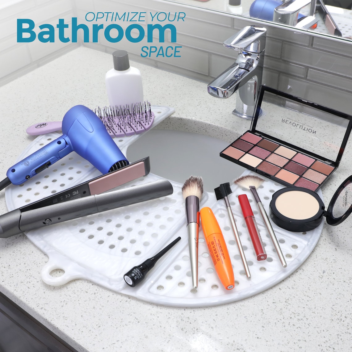 Bathroom Sink Cover for Counter Space. Makeup Mat for Vanity Etsy