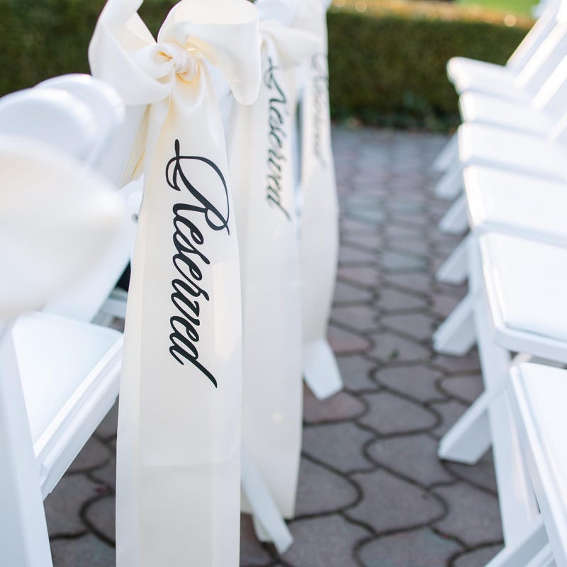 Black Ribbon for Chair - Etsy