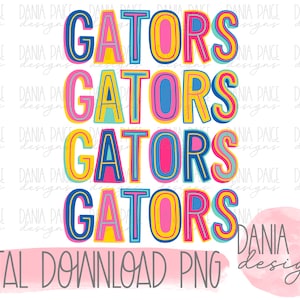 gators, sublimation, digital design, png