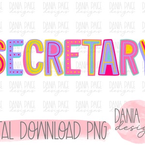 secretary, sublimation, digital design, png