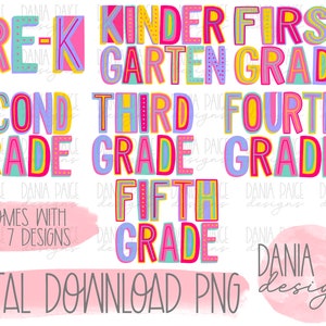 grade bundle, sublimation, digital design, png