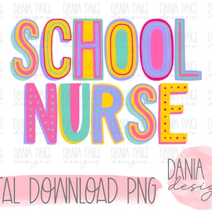 school nurse, sublimation, digital design, png