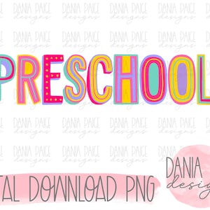 preschool, sublimation, digital design, png